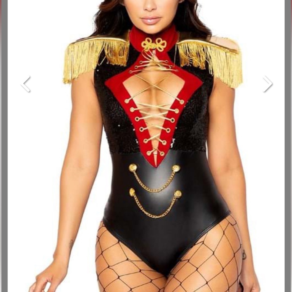 Roma Beauty Ringmaster Women's Adult Costume Halloween Size Large FLAWED